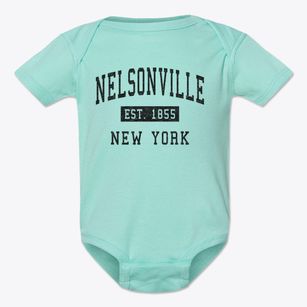 Nelsonville New York Classic Established Baby Onesie