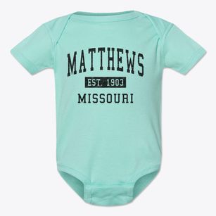 Matthews Missouri Classic Established Baby Onesie