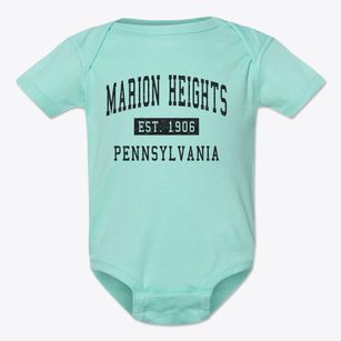 Marion Heights Pennsylvania Classic Established Baby Onesie
