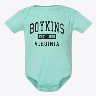 Boykins Virginia Classic Established Baby Onesie