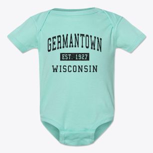 Germantown Wisconsin Classic Established Baby Onesie