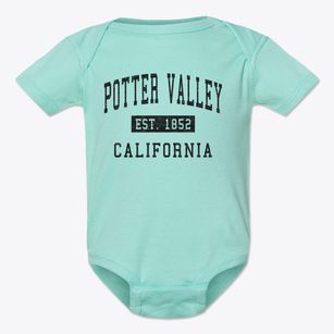 Potter Valley California Classic Established Baby Onesie