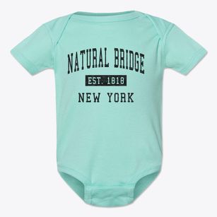 Natural Bridge New York Classic Established Baby Onesie