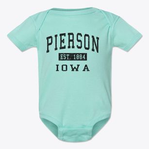 Pierson Iowa Classic Established Baby Onesie