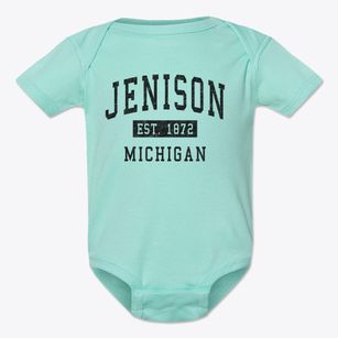 Jenison Michigan Classic Established Baby Onesie