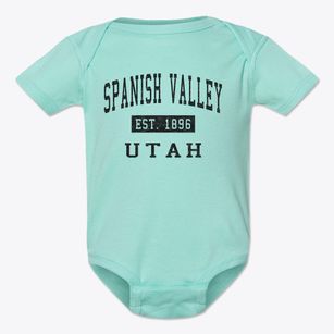Spanish Valley Utah Classic Established Baby Onesie