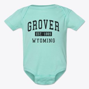 Grover Wyoming Classic Established Baby Onesie