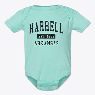 Harrell Arkansas Classic Established Baby Onesie