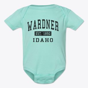 Wardner Idaho Classic Established Baby Onesie