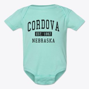 Cordova Nebraska Classic Established Baby Onesie