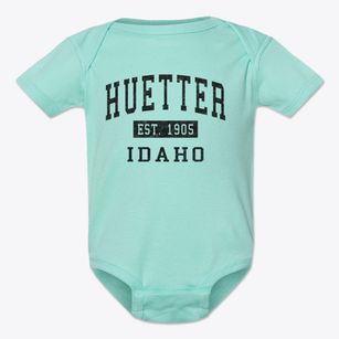 Huetter Idaho Classic Established Baby Onesie