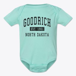 Goodrich North Dakota Classic Established Baby Onesie