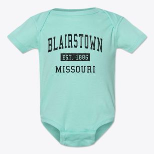 Blairstown Missouri Classic Established Baby Onesie