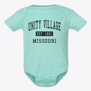 Unity Village Missouri Classic Established Baby Onesie
