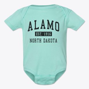 Alamo North Dakota Classic Established Baby Onesie