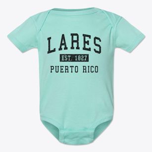 Lares Puerto Rico Classic Established Baby Onesie