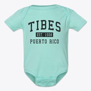 Tibes Puerto Rico Classic Established Baby Onesie