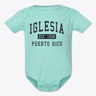 Iglesia Puerto Rico Classic Established Baby Onesie