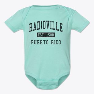 Radioville Puerto Rico Classic Established Baby Onesie
