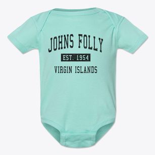 Johns Folly Virgin Islands Classic Established Baby Onesie