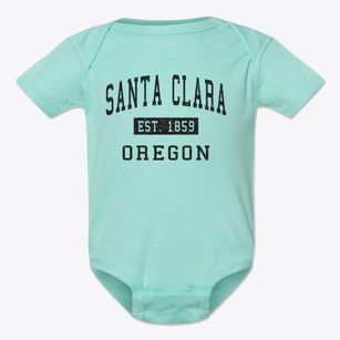 Santa Clara Oregon Classic Established Baby Onesie