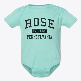 Rose Pennsylvania Classic Established Baby Onesie