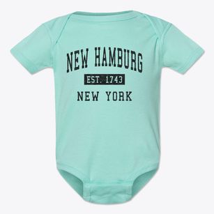 New Hamburg New York Classic Established Baby Onesie