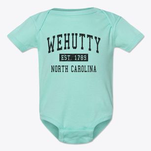 Wehutty North Carolina Classic Established Baby Onesie