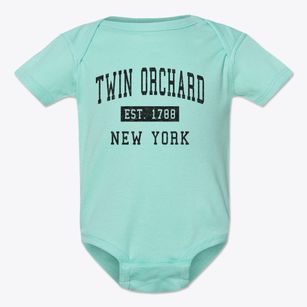Twin Orchard New York Classic Established Baby Onesie