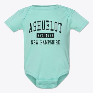 Ashuelot New Hampshire Classic Established Baby Onesie