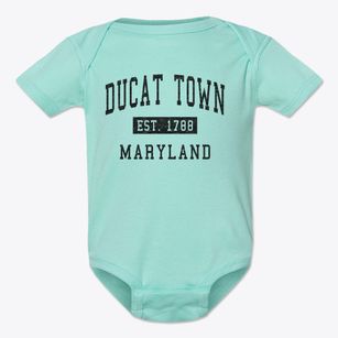 Ducat Town Maryland Classic Established Baby Onesie