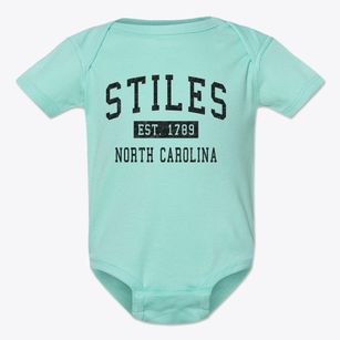 Stiles North Carolina Classic Established Baby Onesie