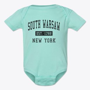 South Warsaw New York Classic Established Baby Onesie