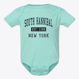 South Hannibal New York Classic Established Baby Onesie