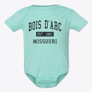 Bois D'arc Missouri Classic Established Baby Onesie