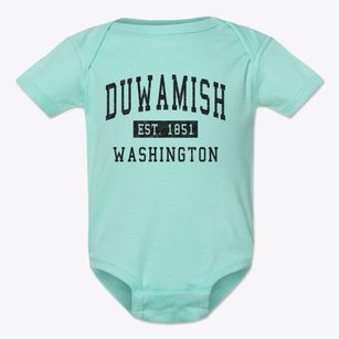 Duwamish Washington Classic Established Baby Onesie