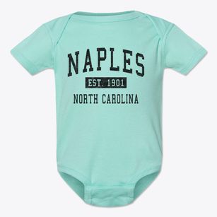 Naples North Carolina Classic Established Baby Onesie