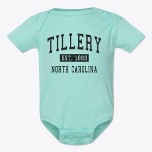 Tillery North Carolina Classic Established Baby Onesie