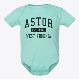 Astor West Virginia Classic Established Baby Onesie