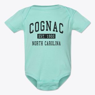 Cognac North Carolina Classic Established Baby Onesie