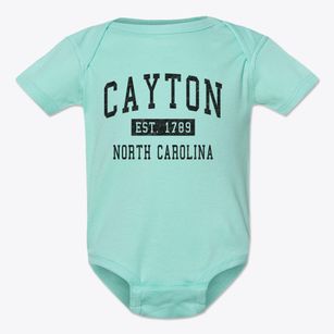 Cayton North Carolina Classic Established Baby Onesie