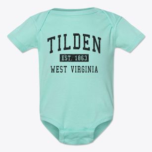 Tilden West Virginia Classic Established Baby Onesie