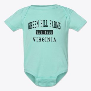 Green Hill Farms Virginia Classic Established Baby Onesie