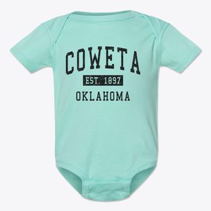 Coweta Oklahoma Classic Established Baby Onesie