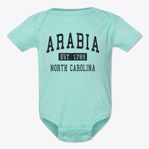 Arabia North Carolina Classic Established Baby Onesie