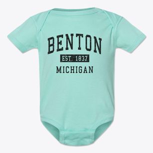 Benton Michigan Classic Established Baby Onesie