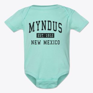 Myndus New Mexico Classic Established Baby Onesie