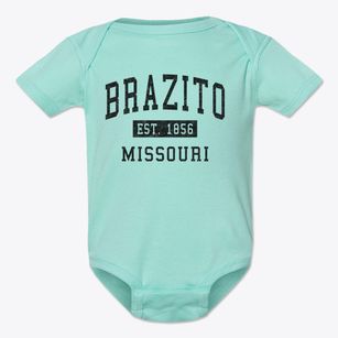 Brazito Missouri Classic Established Baby Onesie