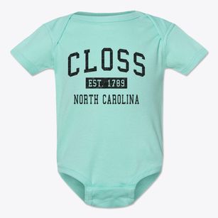 Closs North Carolina Classic Established Baby Onesie