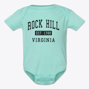 Rock Hill Virginia Classic Established Baby Onesie